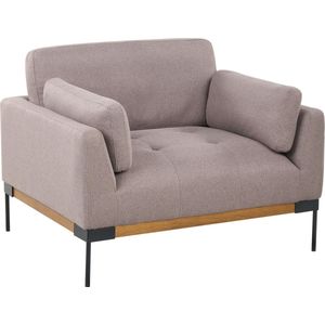 SKAVEN - Fauteuil - Taupe - Polyester