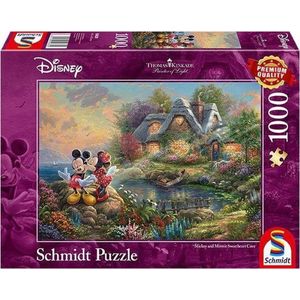 Schmidt Spiele Mickey & Minnie Legpuzzel 500 stuk(s) Stripfiguren