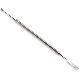 Erlinda - Professional - Manicure & Pedicure & Nagelstylist- RVS - Dubbelinstrument - Spatel & Schraper - 18 cm.