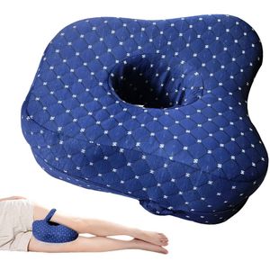 Dutchers® Hoogwaardig Kniekussen - Zijslaapkussen - Orthopedisch Kussen - Beenkussen - Kniekussen voor in bed