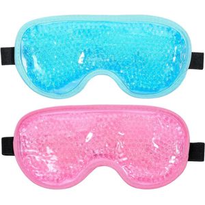 Thelau - Herbruikbare Koelijs Oogmaskers - Voor Mannen en Vrouwen - Warm Koud Kompres - Verlichting bij Gezwollen, Droge en Jeukende Ogen - Tegen Wallen en Donkere Kringen - Hoofdpijn en Stress Verlichting - Set van 2