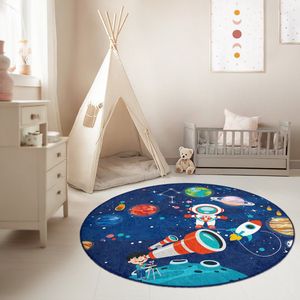Kinderkamer Vloerkleed Rond Tapijt|Educatieve kindertapijten|Antislip Kindervloerkleed|Kinderen Tapijt Decor|Speelkleed|Kleurrijk kindervloerkleed|Stadsverkeer