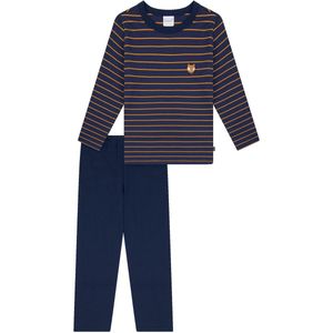 SCHIESSER - Nachtkledij - Navy - 2-delig - Lang/maxi