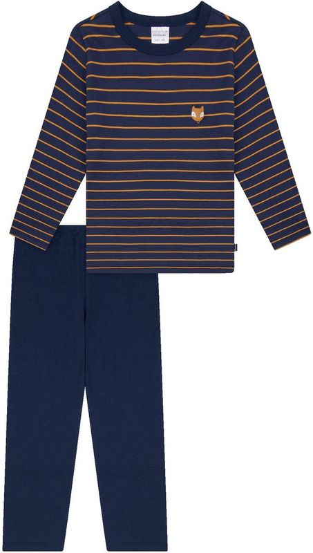 SCHIESSER - Nachtkledij - Navy - 2-delig - Lang/maxi