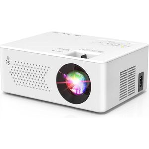 Draagbare Outdoor Film Projector Full HD 1080P voor iOS Android Windows TV Stick-HDMI Smartphones met Afstandsbediening Beamer