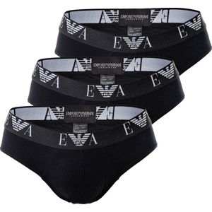 Emporio Armani stretch 3P slips zwart - XL