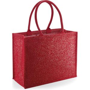 Shimmer Jute Shopper