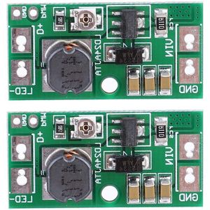 LD24AJTA 2 STUKS Verstelbare LED Driver Board 20 W DC6~25 V PWM Controller Step-Down Constante stroom Converter