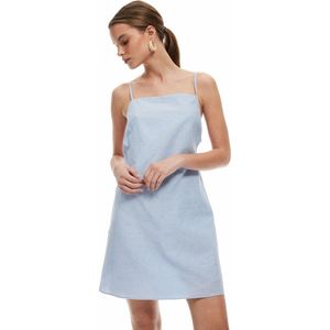 Mini-lengte Touw kraag Spaghettikleid