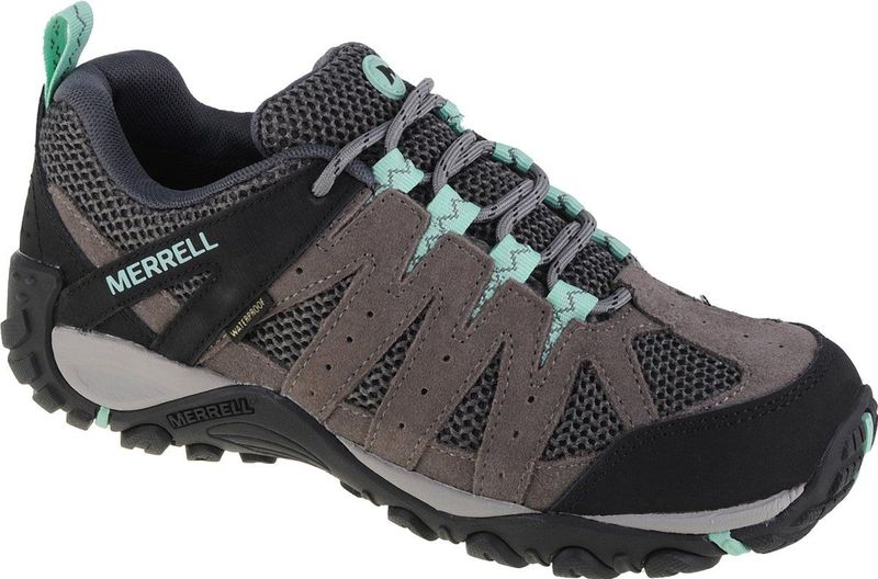 Merrell Accentor 2 Vent Waterproof Dames Wandelschoenen Grijs/Mintgroen Maat 40