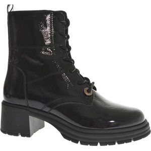 Piedi Nudi Manhattan 2 Lak Black Patent Dames Veterboot - Zwart - 37