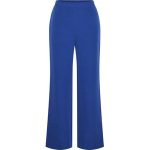 Pieces Broek Pcbozzy Hw Wide Plain Pant Noos Bc 17140744 Mazarine Blue Dames Maat - W30 X L30