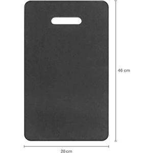 Kniebeschermer met Schuimvulling en Vochtbestendige Hoes - 46 x 28 x 2 cm, Zwart