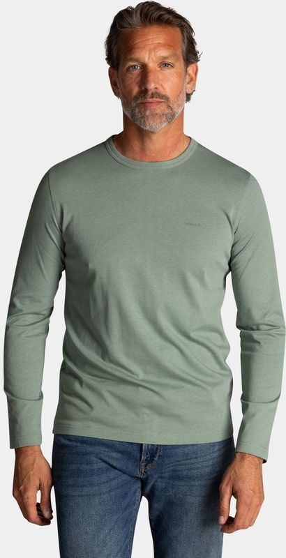 NZA - Groene Longsleeve - Katoen - Regular Fit