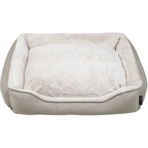 District 70 SNUG Box Bed - Landelijke Hondenmand - Met afneembare en wasbare hoes - Kleur: Zand, Maat: Medium - 75 x 60 x 19 cm