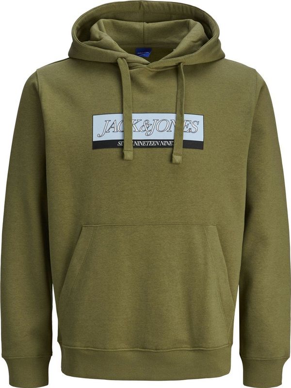 JACK&JONES - JORINWOOD BLOCK BRANDING - Hoodie - Heren - Lange Mouwen