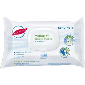Mikrozid Premium Sensitive Wipes - Desinfectie & Schoonmaak - Alcohol & Parfumvrij - 100 stuks