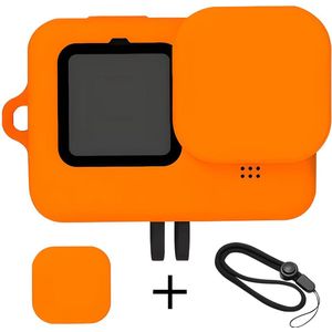 Beschermhoes GoPro Hero 12 11 10 9 - Meerdere Kleuren - Siliconen - Oranje