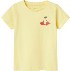 NAME IT - NMFHONEY NREG SS TOP - Geel - Blouse