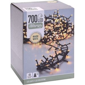Oneiro’s luxe Cluster 700 LED's -14 meter - warm wit - 8 functies + geheugen‘TIME’ - kerst – clusterverlichting- feestdagen - winter - verlichting - binnen - buiten – sfeer