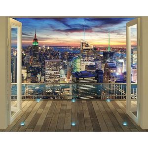 Walltastic Behang New York skyline - XXL Posterbehang - 305 x 244 cm