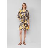 Jurk - Viscosemix - Casual - 3/4-Mouwen - Praktische Steekzakken