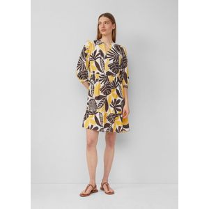 Jurk - Viscosemix - Casual - 3/4-Mouwen - Praktische Steekzakken