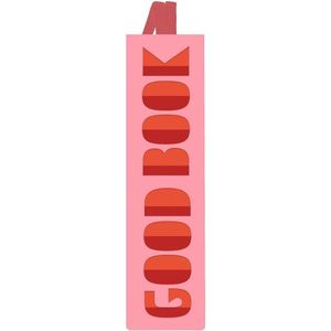boekenlegger roze/rood 17 5 cm
