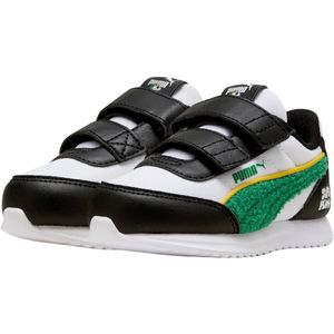 PUMA Unisex Baby R78 Lightwind Super V Inf Sneaker, Puma Wit Archief Groen PUMA Zwart, 20 EU