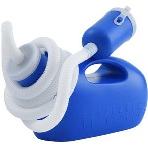 Urinaal - Urinaal Mannen - Plasfles Mannen - Urine container - Urinaal Voor Mannen - Urinaal Mannen Met Deksel - Groot 2000ml - Antispat Urinebeker - Draagbare Hulp - Voor Ouderen, Ziekenhuis, Kamperen