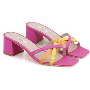 DESA Muiltje Leer Multicolor Vrouwen Schoenpunt: Nez carré Maat: 39 EU