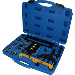 BRILLIANT TOOLS - Set Motorafstelgereedschap - Voor BMW Benzinemotoren - Inclusief Diverse Beugels en Gereedschappen
