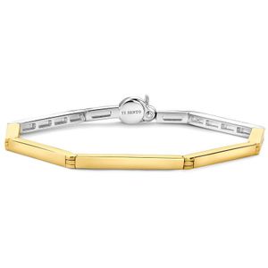 TI SENTO Dames Armband - 925 zilver - Zilver geel verguld - Maat M - 23079SY