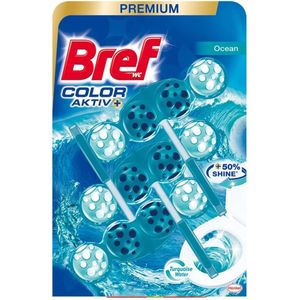 Bref Color Aktiv - Toiletblok - Ocean - 3x50g
