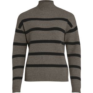 Vila - Ril Mock - Gebreide Top - Hoge Hals - Lange Mouwen