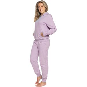 Joggingpak dames, Huispak dames, Hoodie & sweatpants - Lilac - Maat L
