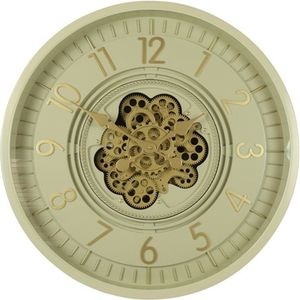 Countryfield Wandklok Celestial metaal Ø66CM crème