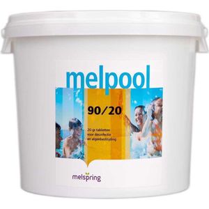 Melpool chloortabletten 90/20grams 5kg