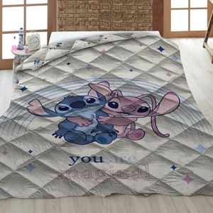 Disney - Lilo & Stitch - Sprei - 140 x 200 cm - Polyester - Multikleur