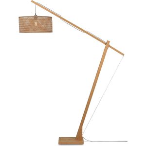 GOOD&MOJO Vloerlamp Java - Bamboe - 175x50x207cm - Modern - Staande lamp voor Woonkamer - Slaapkamer