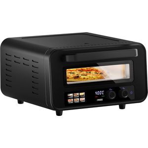 Pizzaoven - 15 Liter - 2100W - Zwart - Digitale Touchbediening