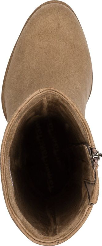 Tamaris - 1-25523-45 - Veterboots - Beige - Met Hoge Hakken