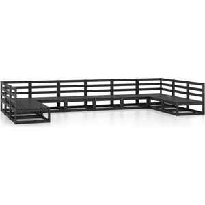 vidaXL - 10-delige - Loungeset - massief - grenenhout