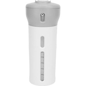 Reisdispenser Lekvrije Hervulbare Draagbare Reiscontainer - Parfum Shampoo Conditioner Lotion Gel - Douche - Grijs .