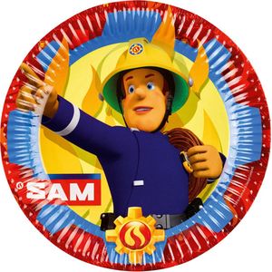 Amscan - Brandweerman Sam Borden (8 stuks)
