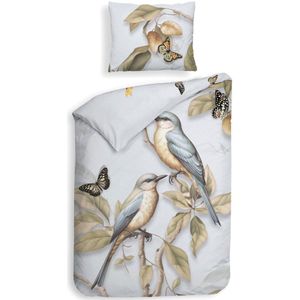 Heckettlane - Daina - Dekbedovertrek - Blauw - 100% Katoen-Satijn - Dieren