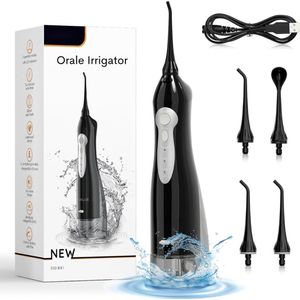 Waterflosser - ""HydroCare Pro: Draadloze Geavanceerde Waterflosser - De Ultieme Tandenreiniger met USB-Oplaadbaar Gemak - IPX7 Waterdicht voor Optimale Veiligheid - 3 Modi en 3 Straalpunten voor een Grondige Reiniging -