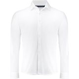 Cutter & Buck Hedley Stretch Shirt Heren Wit maat L