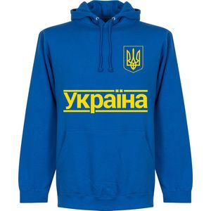 Oekraïne Team Hoodie - Blauw - S