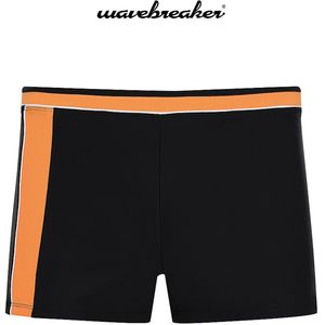 Wavebreaker - Zwemboxer heren - Zwart/Oranje - Maat M